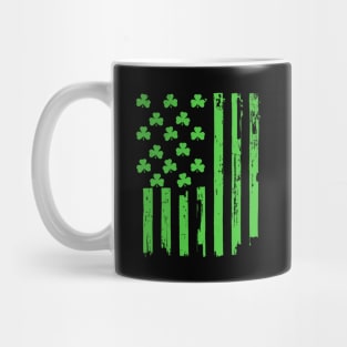 St. Patrick's Day Irish American Flag Paddy's Day Shirt Mug
